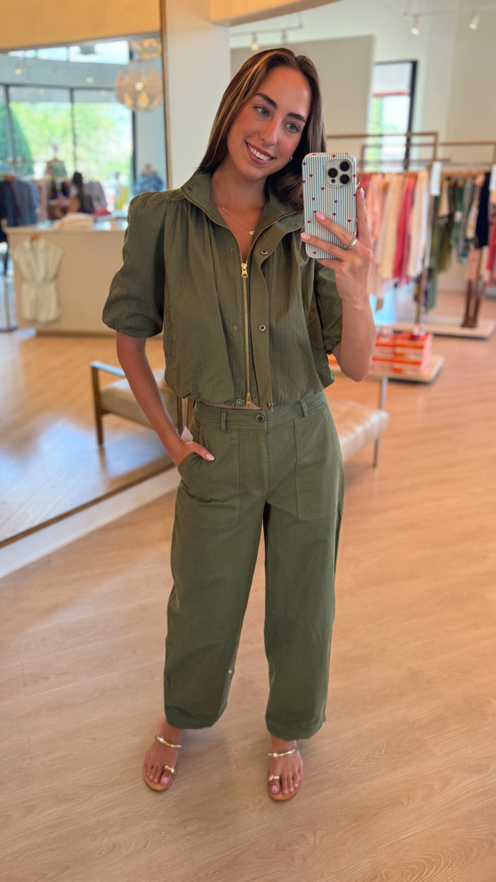 Su181 Olive Trouser