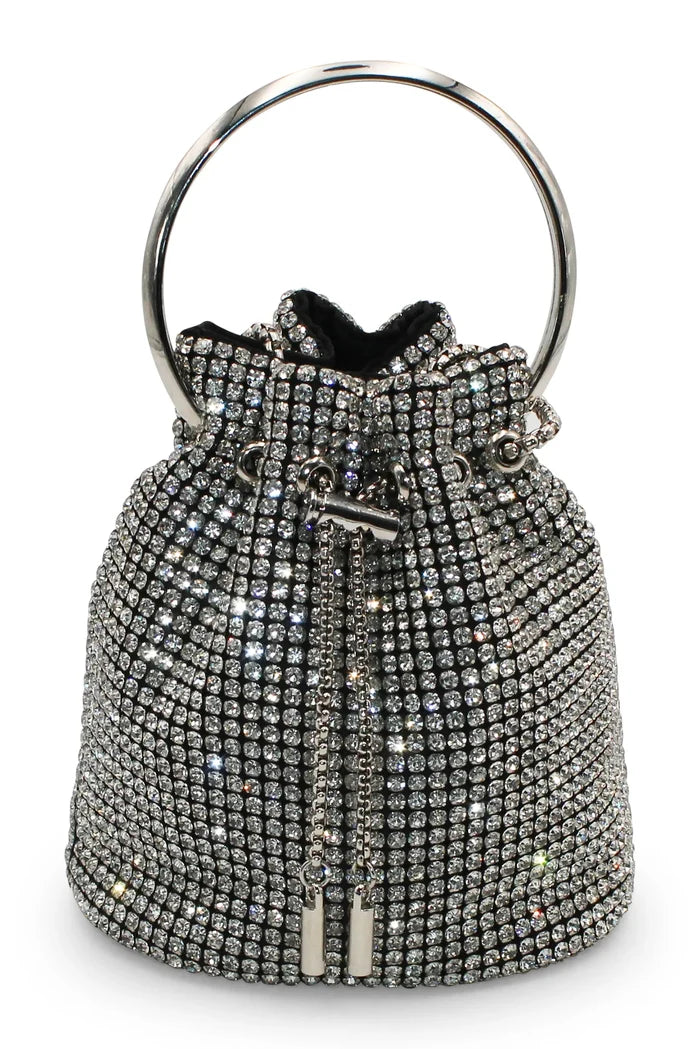 Aarya Top Handle Bucket Bag Silver - Accessory - Morgan and Taylor