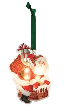 ACRYLIC LED CHIMNEY ORNAMENT