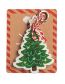 ACRYLIC LED XMAS DOG CHARM 6 STYLES
