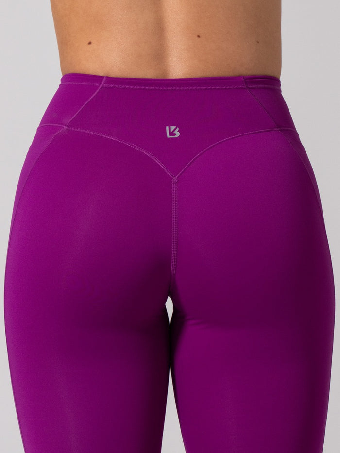 Airbrush Multi Pocket Legging - Grape Juice