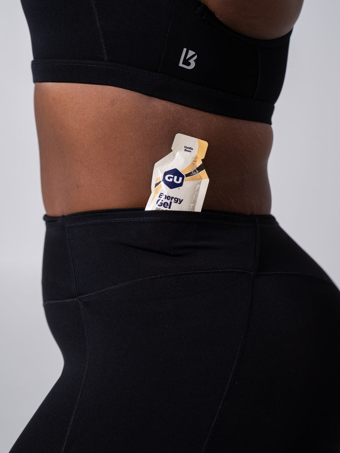 Airbrush Multi Pocket Legging - Onyx Black