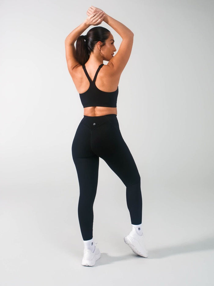 Airbrush Pocket Legging - Onyx Black