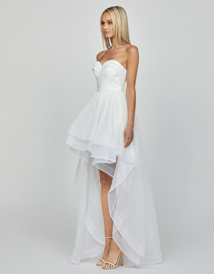 Annaka Sweetheart Hi Low Ball Gown - Dress - Bariano
