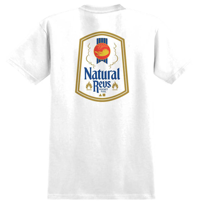 Antihero Natty Revs T-Shirt White Pure Boardshop