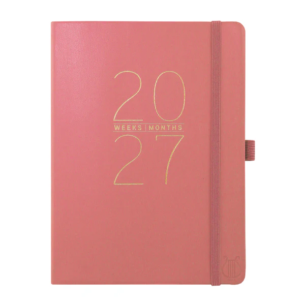 Apollo Collection Mauve 18-Month Vegan Leather Planner