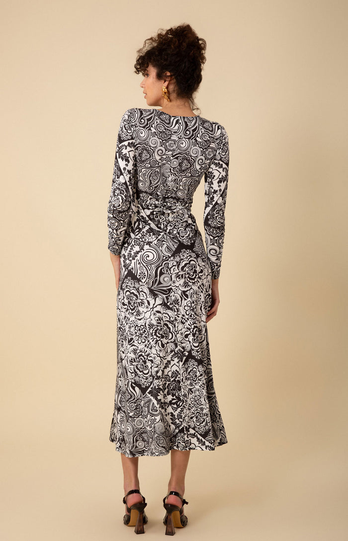 Ari Jersey Dress, color_black