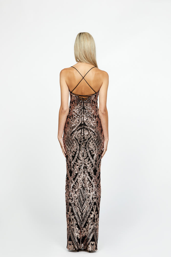 Arianka Strappy Back Gown - Dress - Bariano