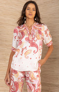 Arlet Charmeuse Top, color_ Pink