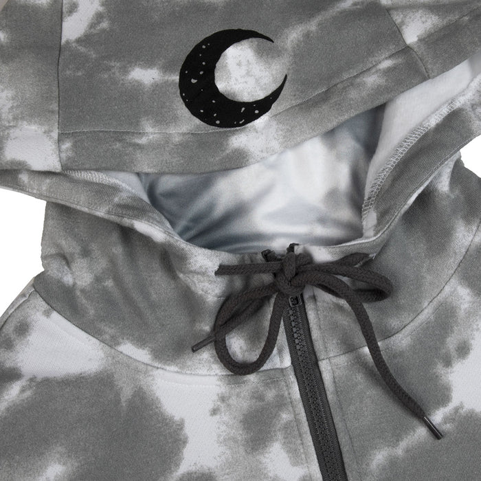 Avatar Of Khonshu Grey Tie Dye Hoodie - Heroes & Villains-Marvel-Hoodie