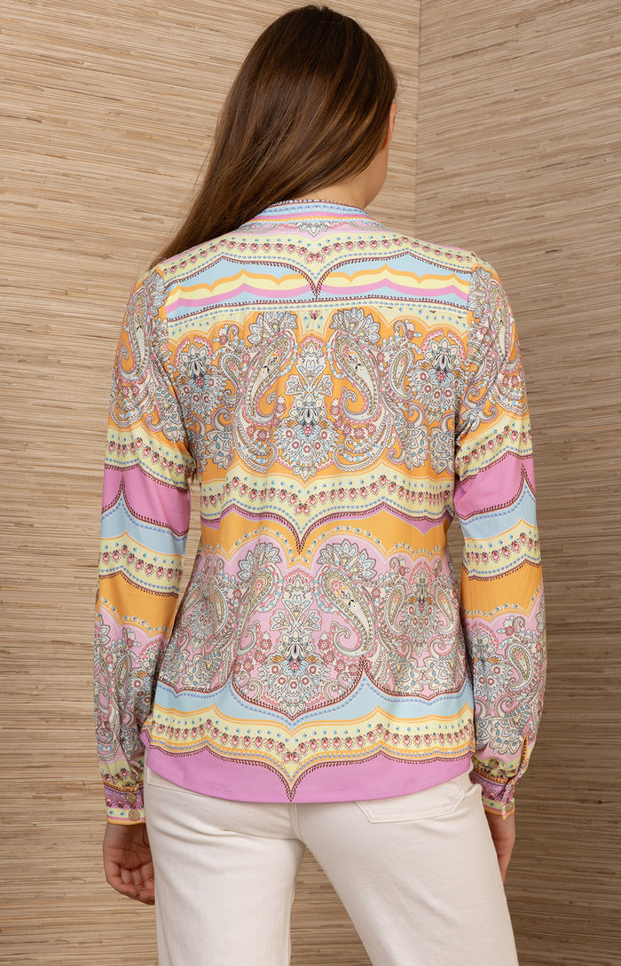Azra Jersey Top, color-Pink