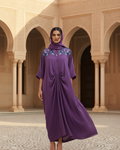 Baroque draped dress