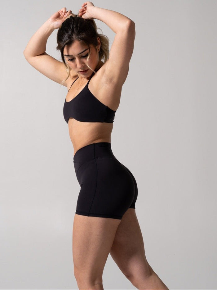 Barre Sports Bra - Onyx Black