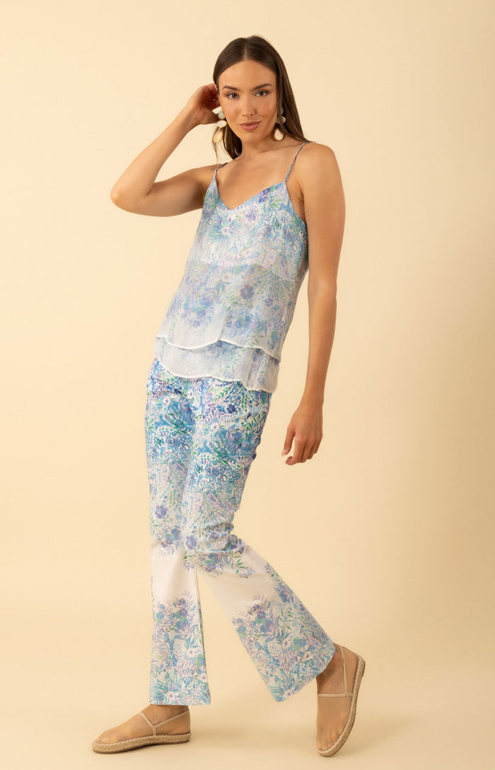 Bellamy Sateen Pant, color-Blue
