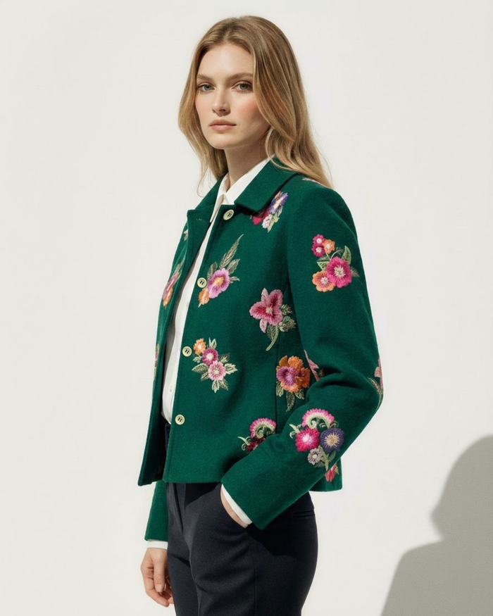 BLOOMFALL WOOLEN JACKET