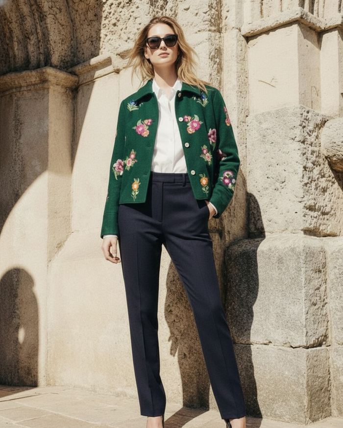 BLOOMFALL WOOLEN JACKET