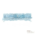 Blue Satin and Lace Garter with Heart - Giftware - ME Collections