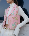 BLUSH DAHLIA WAISTCOAT