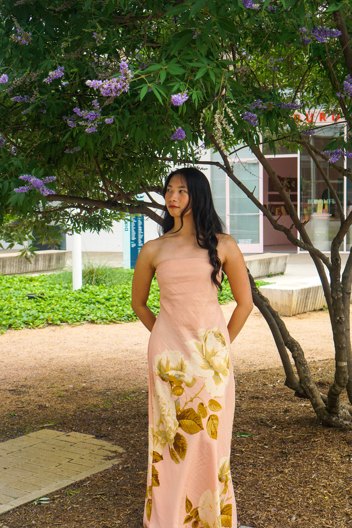 Private Label DRESSES Blush Rose Tube Maxi Dress