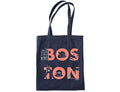 Boston Font Denim Tote - Cotton Denim, USA Made
