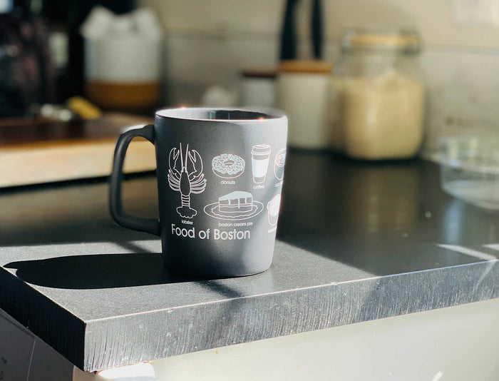 Boston Foodie Mug – 11 oz Ceramic, USA Printed