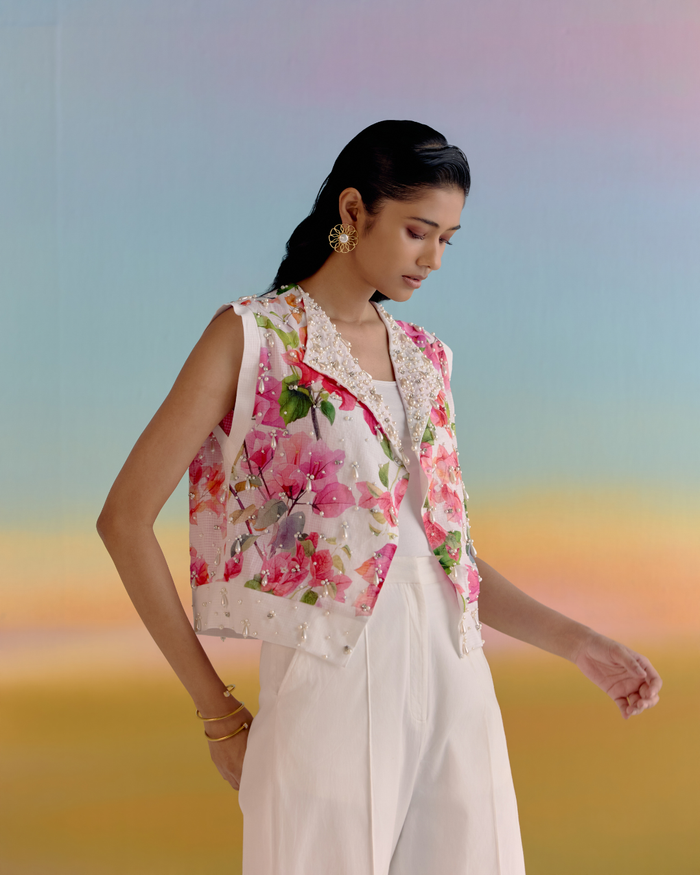 Bougainvillea BAHAR WAISTCOAT