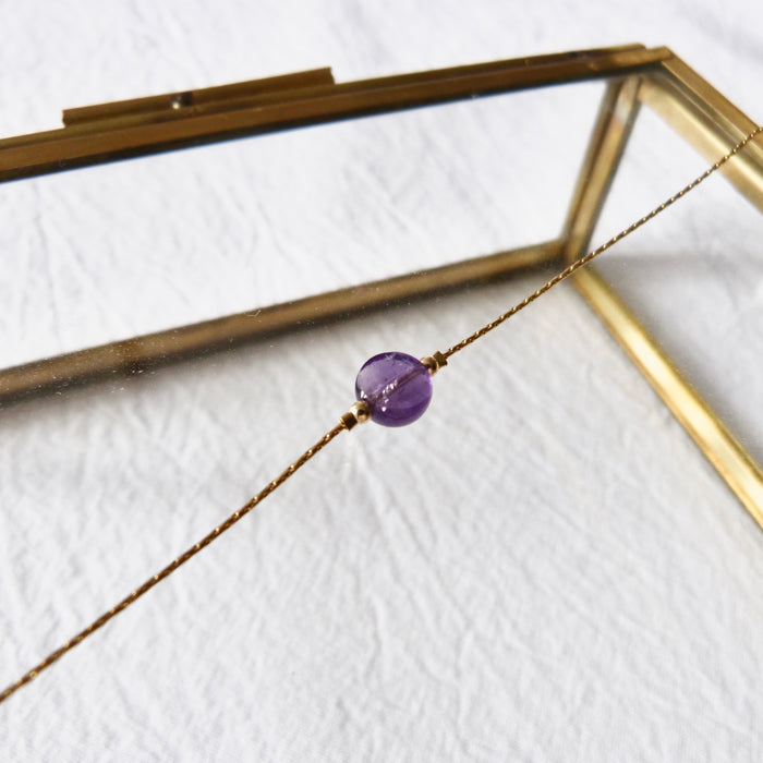 Bracelet pierre de naissance | Février: Améthyste