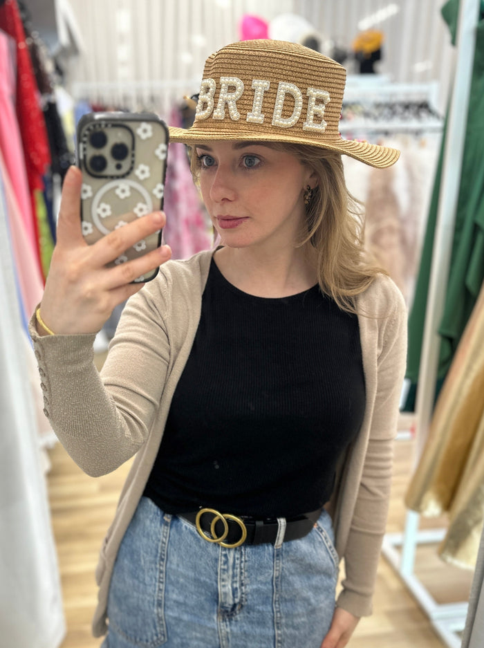 BRIDE Summer Hat - Giftware - Honey Fawn Boutique