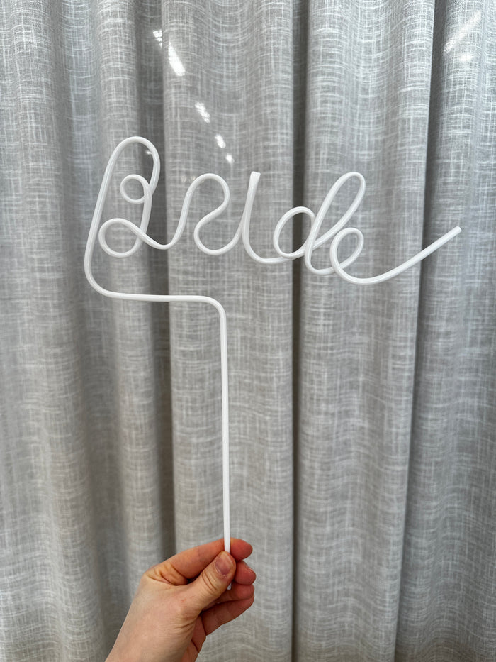 Bride White Straw - Giftware - Weddingstar