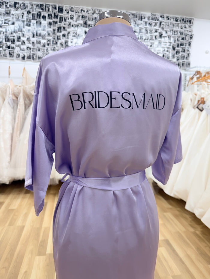 Bridesmaid Satin Robe - Giftware - Honey Fawn Boutique