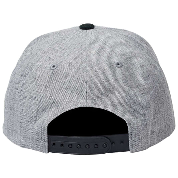 Brixton Crest NetPlus Snapback Hat Grey Pure Boardshop