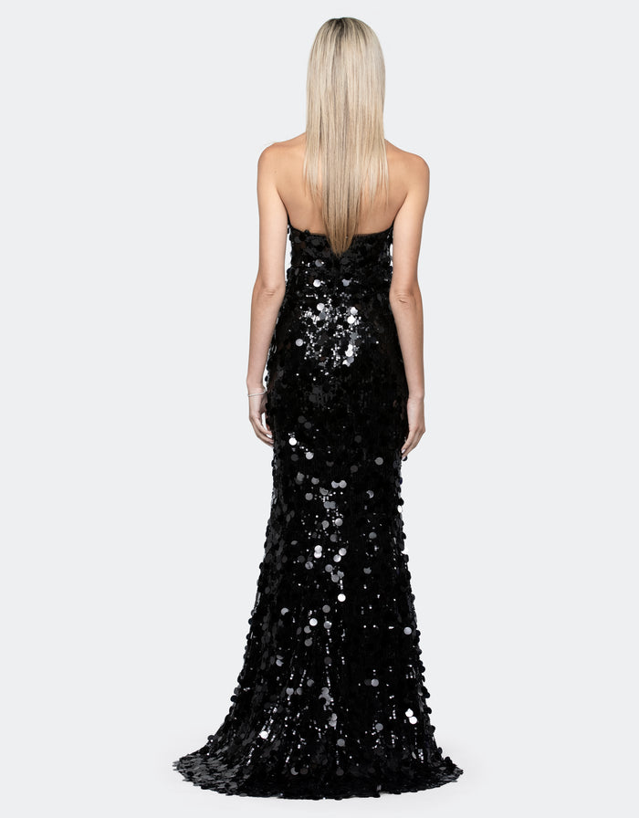 Brynn Strapless Gown - Dress - Bariano
