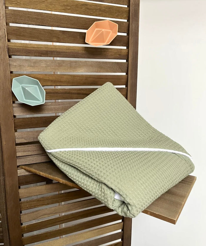 Cape de bain tablier | Olive