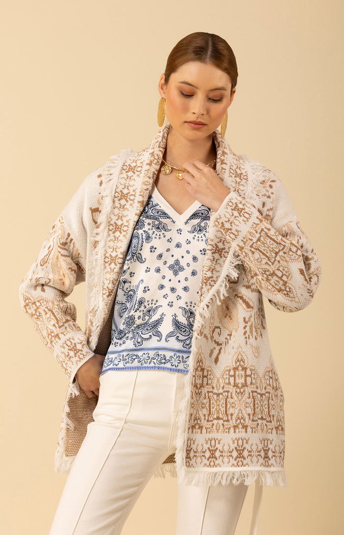 Capri Jacquard Sweater, color_beige