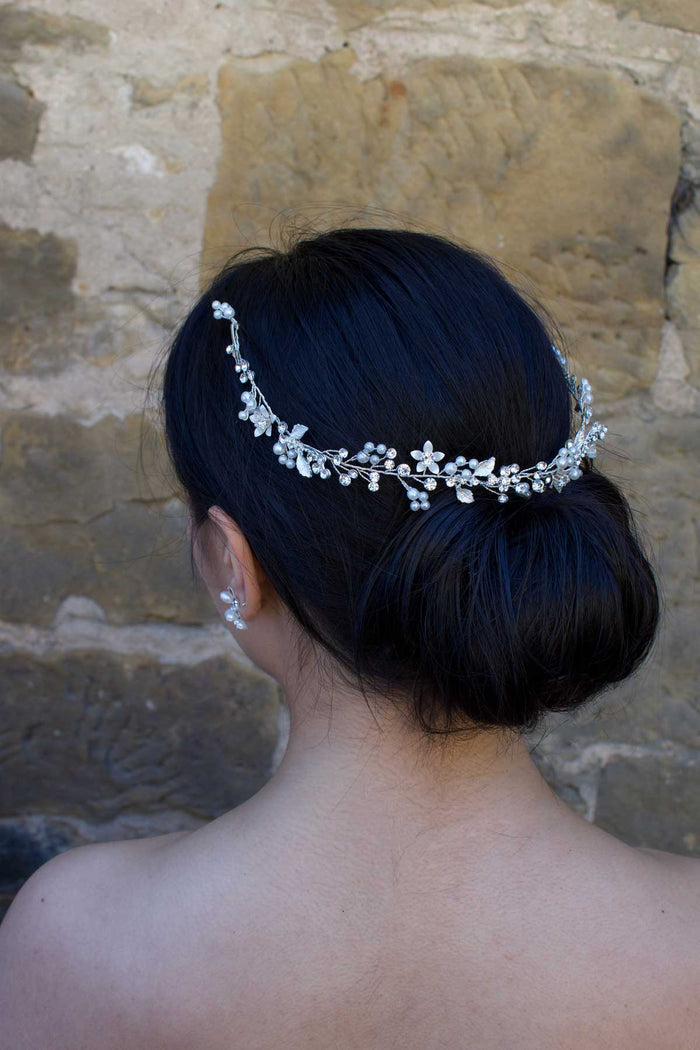 Carmella Hair Vine Silver - Jewellery - Windsor Bridal Jewellery