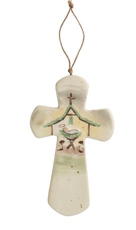 Ceramic Nativity Crosses