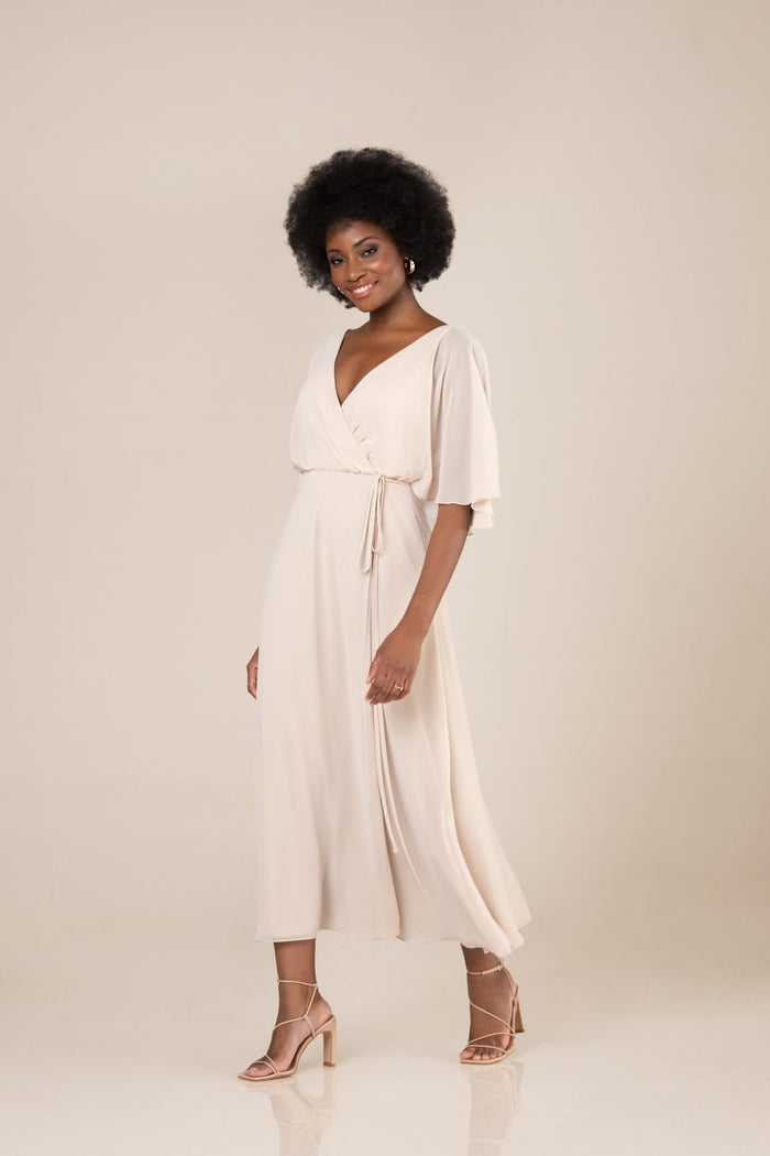 Chaya Tea Length - Chiffon - Bridesmaid Dress - Sorella Vita