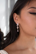 Claire Drop Earring Gold - Jewellery - Windsor Bridal Jewellery