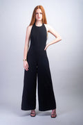 Private Label JUMPSUITS Classic Open Back Halter Jumpsuit
