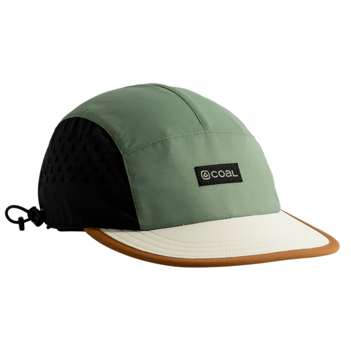 Coal The Provo UPF Tech 5 Panel Hat Sage Black Pure Boardshop