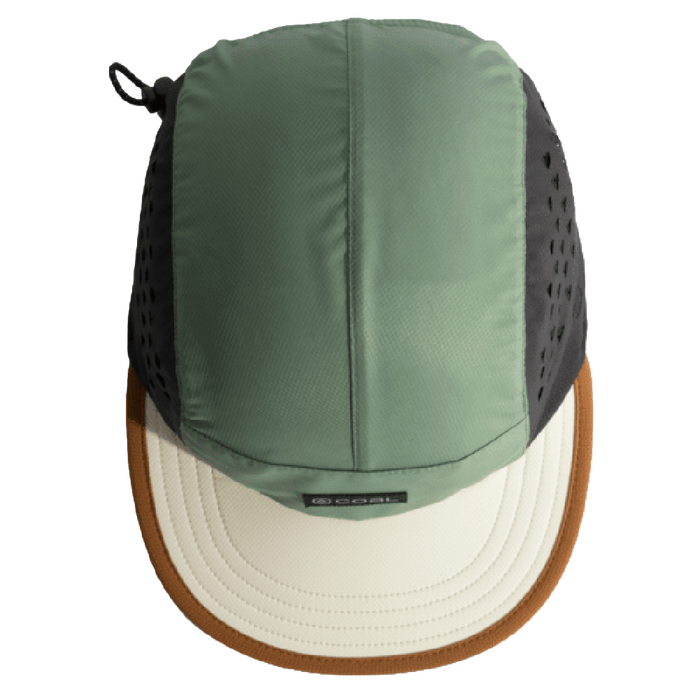 Coal The Provo UPF Tech 5 Panel Hat Sage Black Pure Boardshop