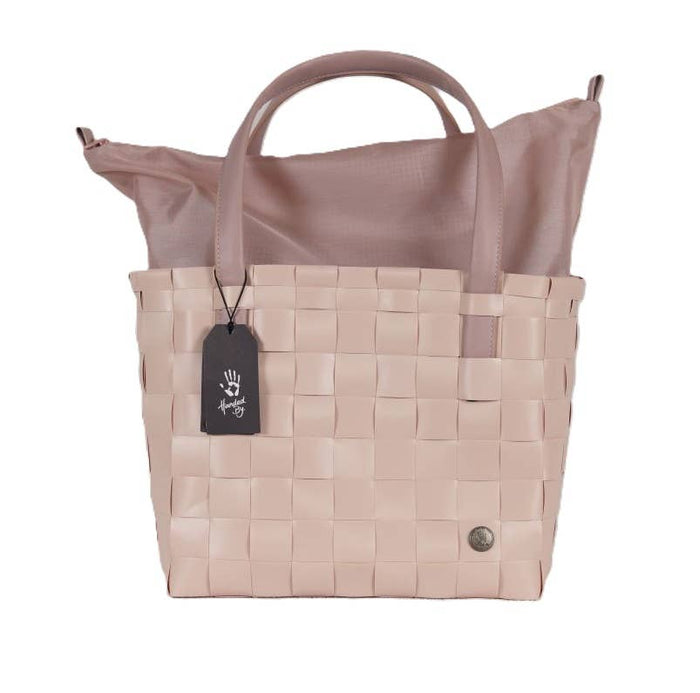 Color Deluxe Recycled Handwoven Tote Bag - Nude