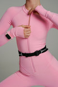 Colorado Fleece Bodysuit - Plastic Pink