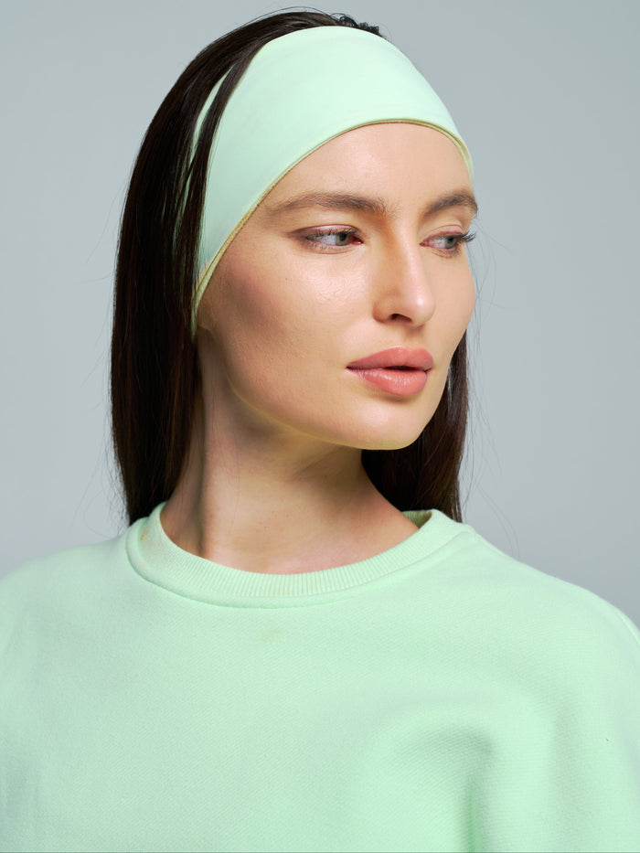 Colorado Fleece Headband - Honeydew