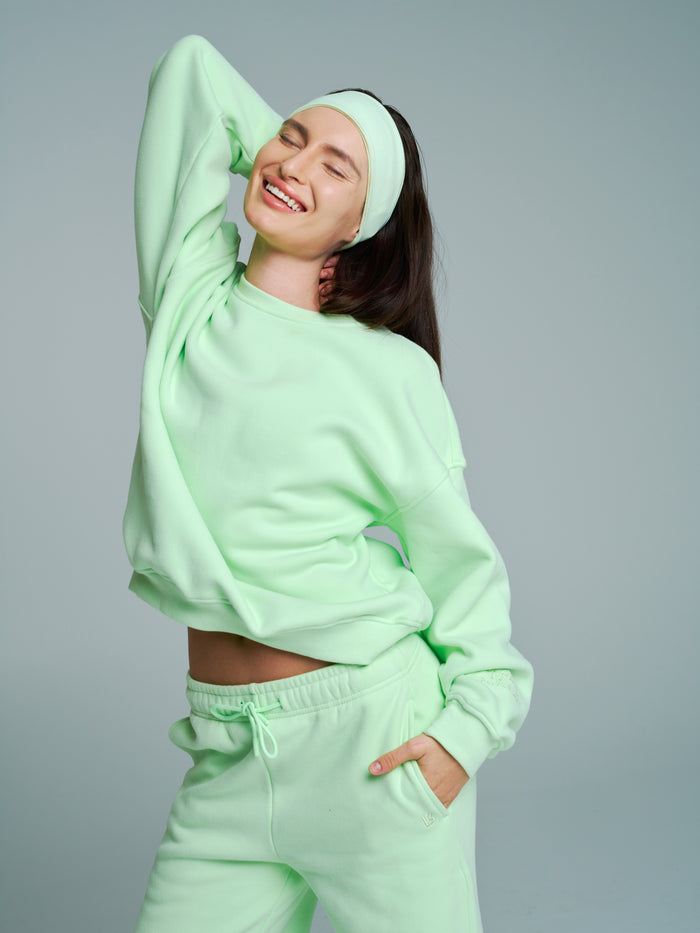 Colorado Fleece Headband - Honeydew