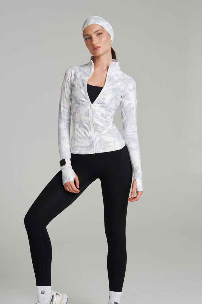 Colorado Fleece Zip Jacket - Snow Camo