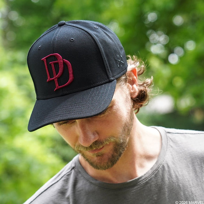 Daredevil Logo Snapback Hat - Heroes & Villains-Marvel-Snapback Hat