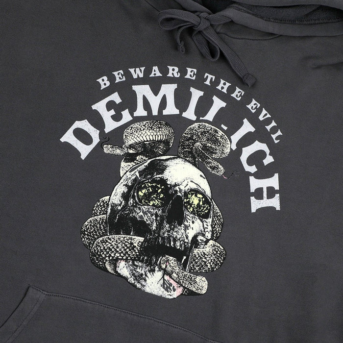 Demilich Charcoal Washed Hoodie - Heroes & Villains-Dungeons & Dragons-Hoodie