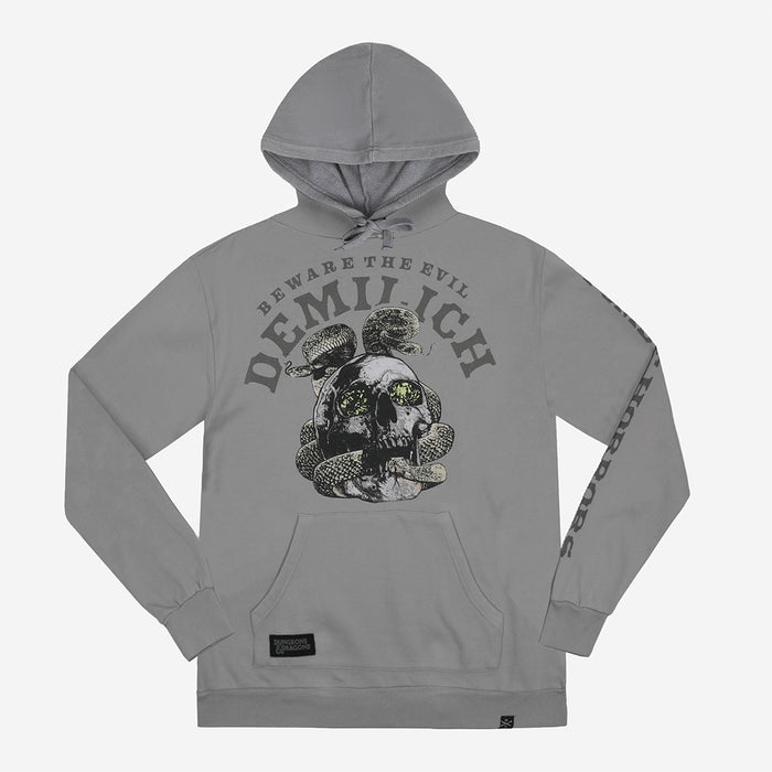 Demilich Off White Washed Hoodie - Heroes & Villains-Dungeons & Dragons-Hoodie