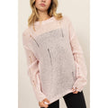 Distressed Knit Sweater